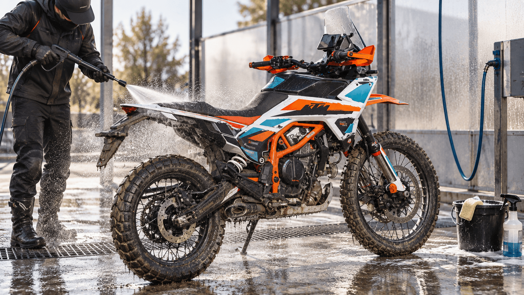 How to wash and maintain a motorcycle graphics kit? | KUTVEK