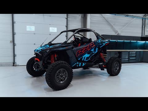 Polaris RZR PRO R UTV Stun Graphic Kit Blue | Polaris | Kutvek - View 3