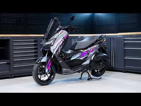 Graphic Kit Channel Pink Maxi-Scooter Yamaha Nmax 125 | Yamaha | Kutvek - View 4