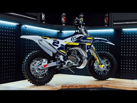 kit decorativo moto-cross split husqvarna tc 50 nero giallo | Husqvarna | Kutvek - View 3