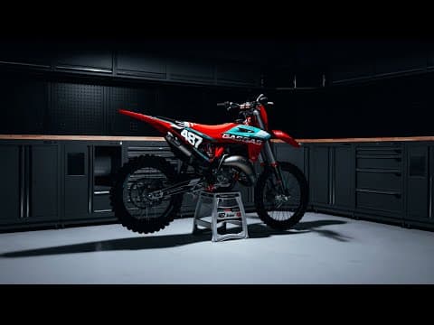 deko-set moto-cross gasgas mc 125 replica team rbike k22 | GASGAS | Kutvek - View 3