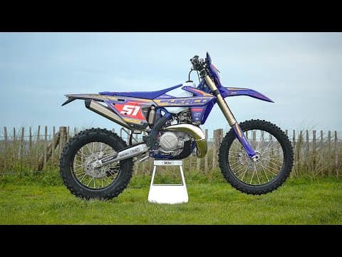 Graphic Kit Dirt Bike Sherco SEF 450 R Stamina Blue | Sherco | Kutvek - View 3