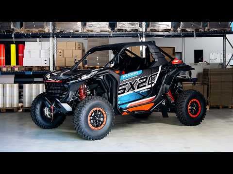 Graphic Kit UTV Segway Super Villain SX20 Gobi Black | Segway | Kutvek - View 4