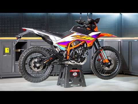 KTM Enduro 390 R Tehemix White-Orange Street Bike Graphic Kit | KTM | Kutvek - View 3