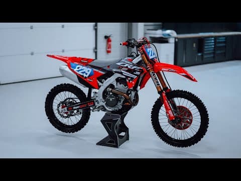 Honda 450 CRF Dirt Bike Replica Team JS K22 Graphic Kit | Honda | Kutvek - View 3