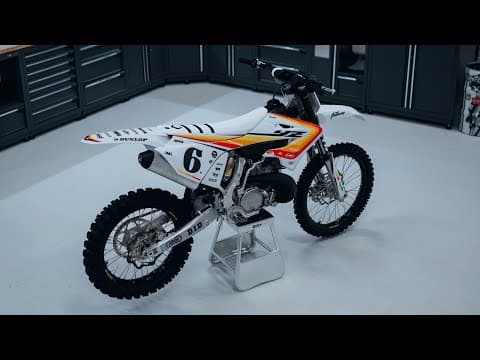 YAMAHA YZ 250 DIRT BIKE SPRINT GRAPHIC KIT RED | 250 YZ | Kutvek - View 3
