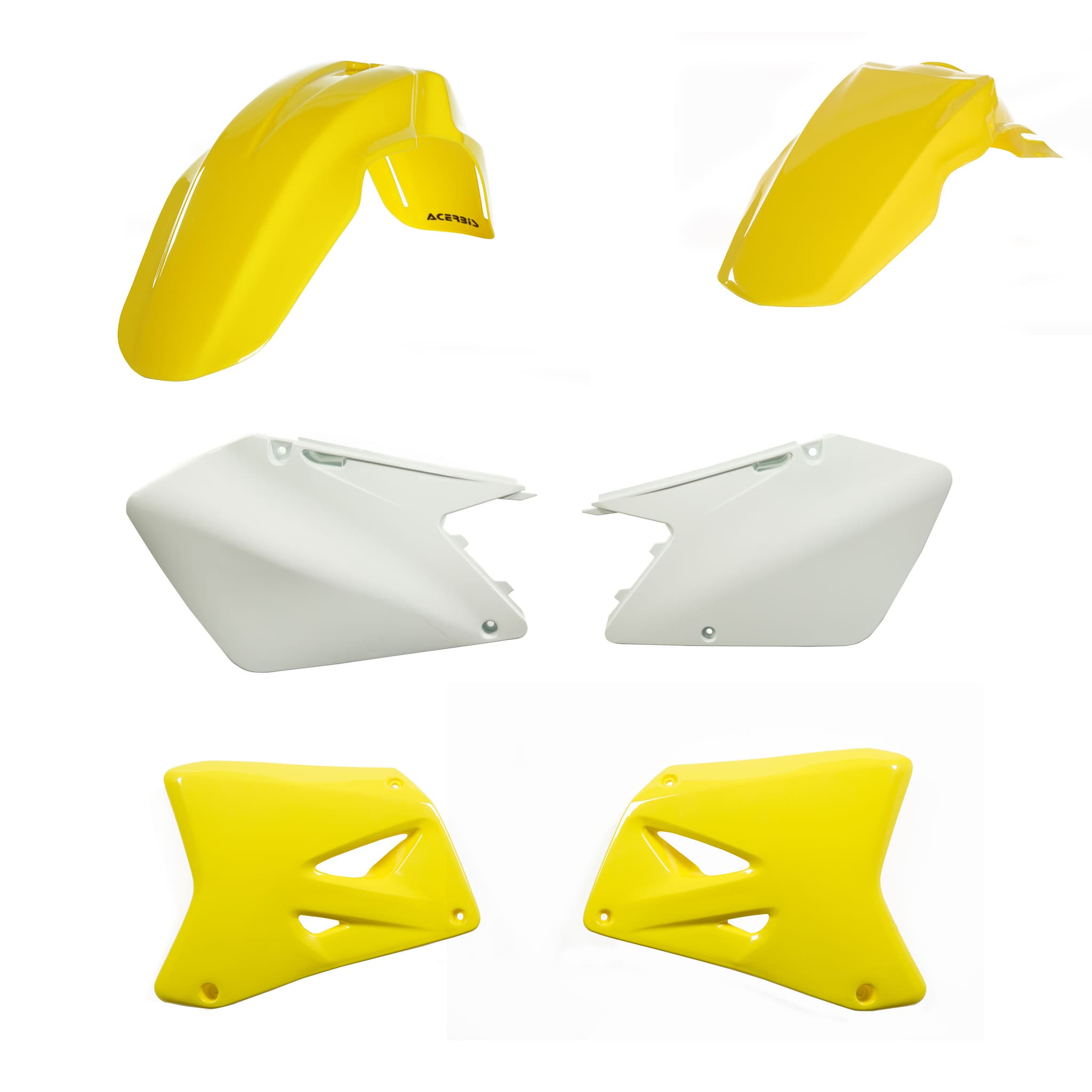 Acerbis Plastic Kit Dirt Bike Suzuki RM 125 Replica 2008 | Kits Plastiques | Kutvek