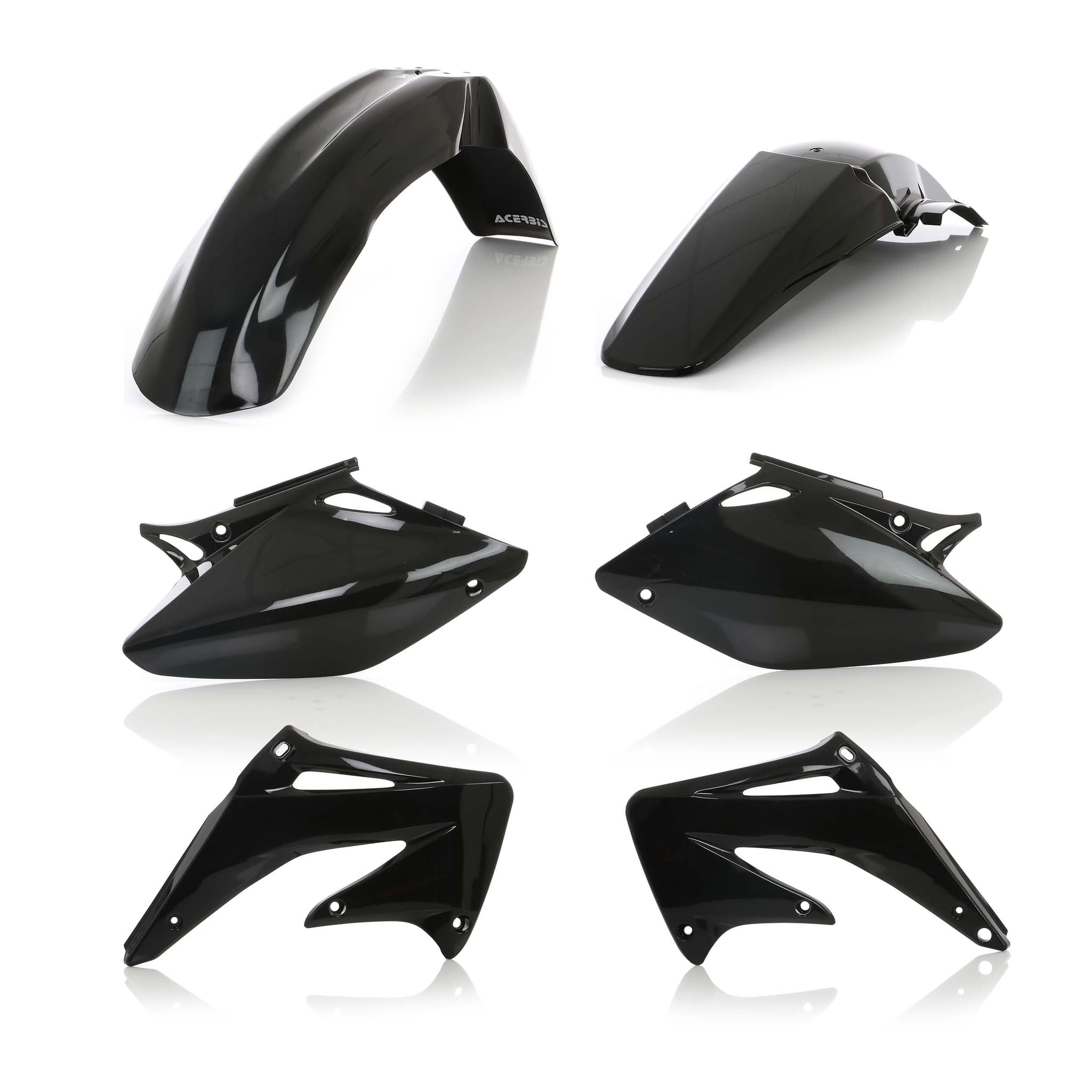 ACERBIS Plastic Kit Dirt Bike HONDA CRF 450 R Black 2002 | Kits Plastiques | Kutvek