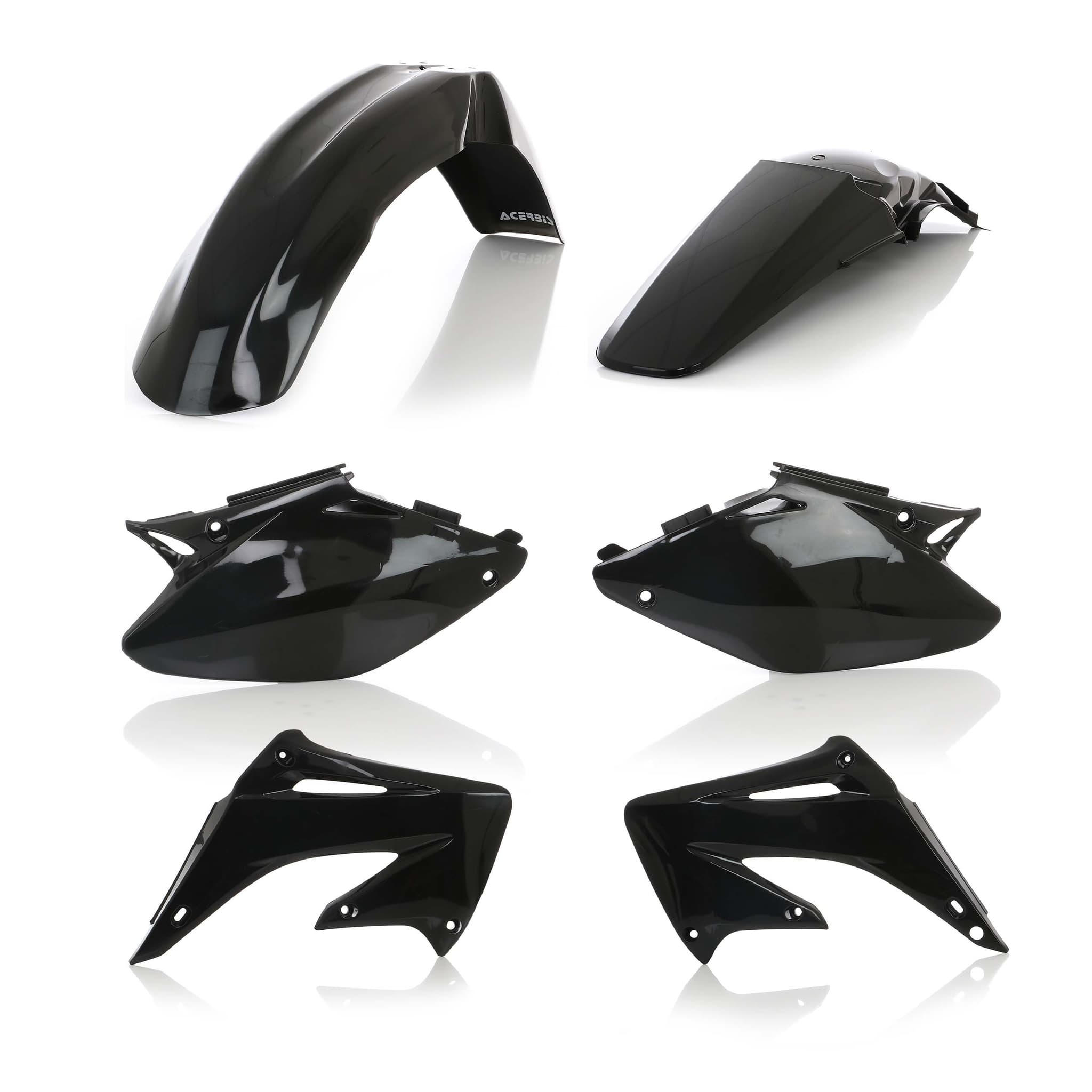 ACERBIS Plastic Kit Dirt Bike HONDA CR 125 R 2T Black 2003 | Kits Plastiques | Kutvek