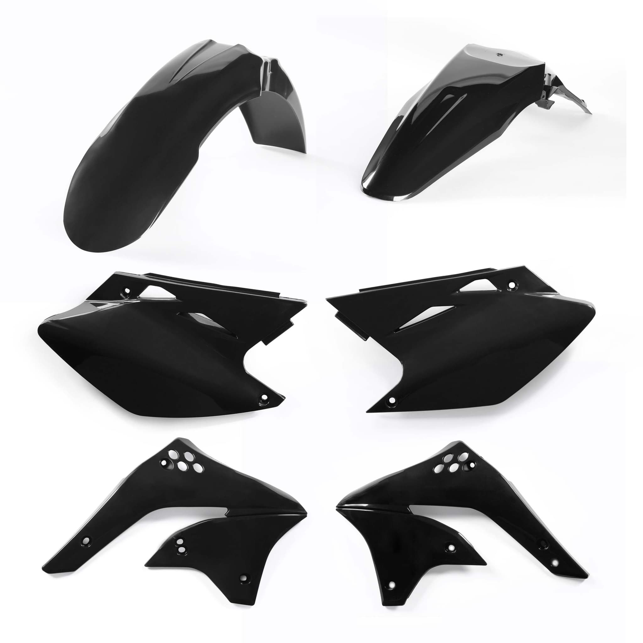 ACERBIS Plastic Kit Dirt Bike KAWASAKI KXF 450 Black 2007 | Kits Plastiques | Kutvek