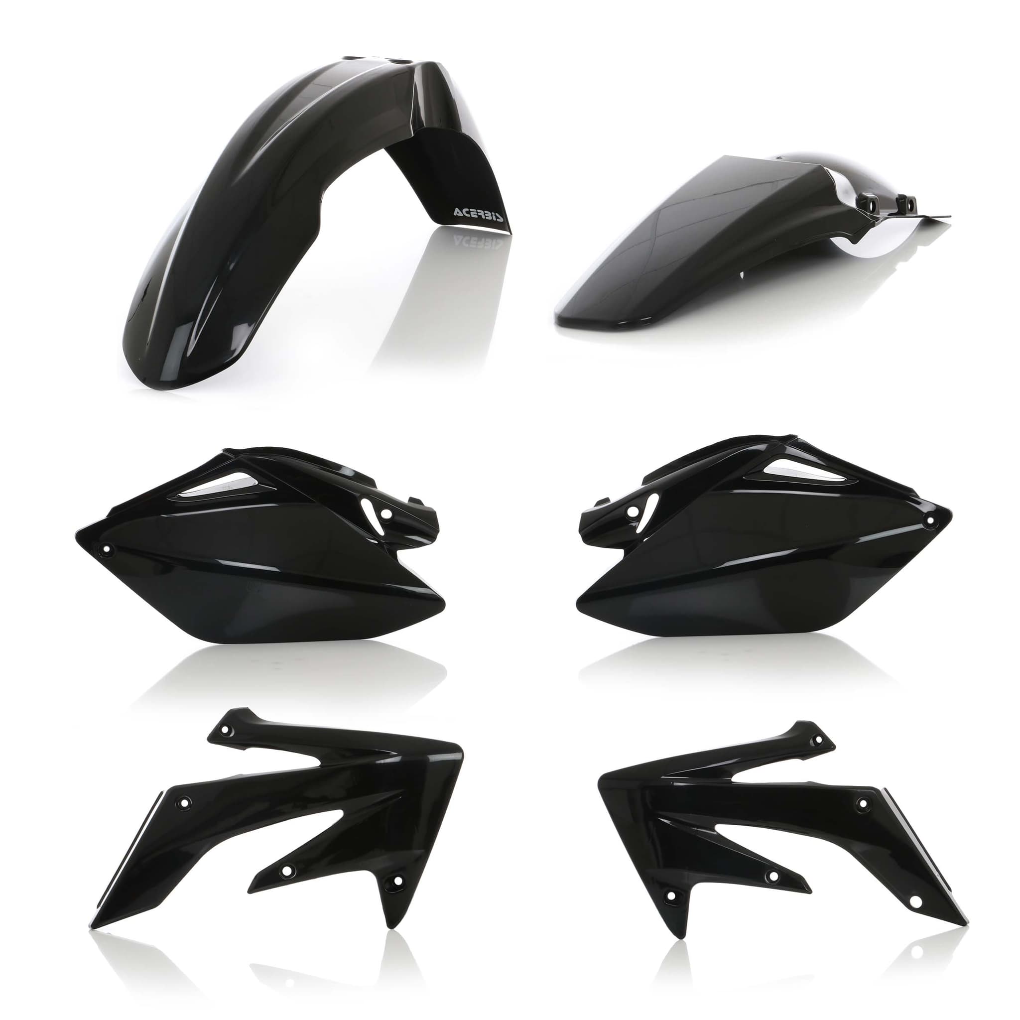 ACERBIS Plastic Kit Dirt Bike HONDA CRF 250 R Black 2006 | Kits Plastiques | Kutvek
