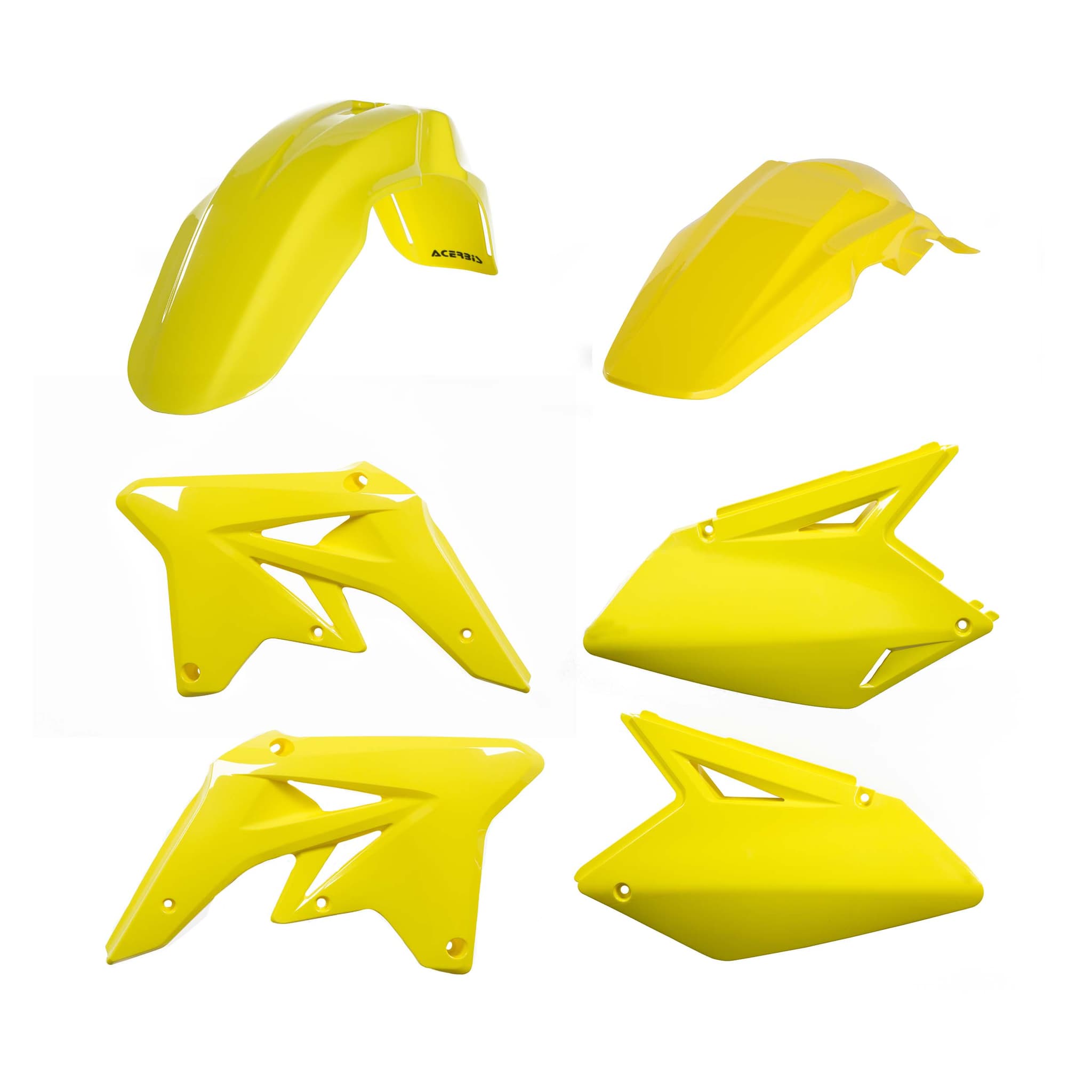 ACERBIS Plastic Kit Dirt Bike SUZUKI RM-Z 250 Yellow 2008 | Kits Plastiques | Kutvek