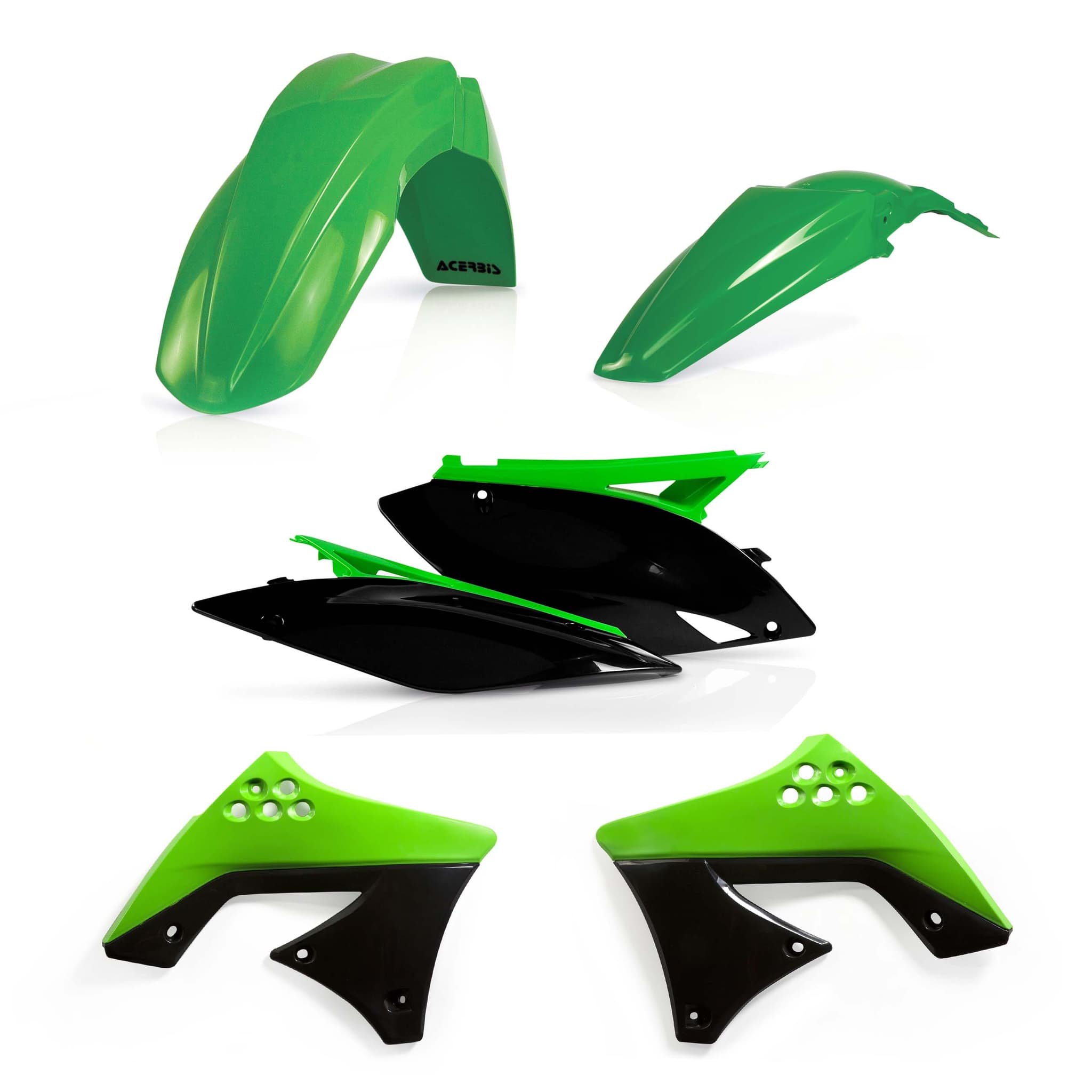 ACERBIS Plastic Kit Dirt Bike KAWASAKI KXF 250 Origin 2012 | Kits Plastiques | Kutvek