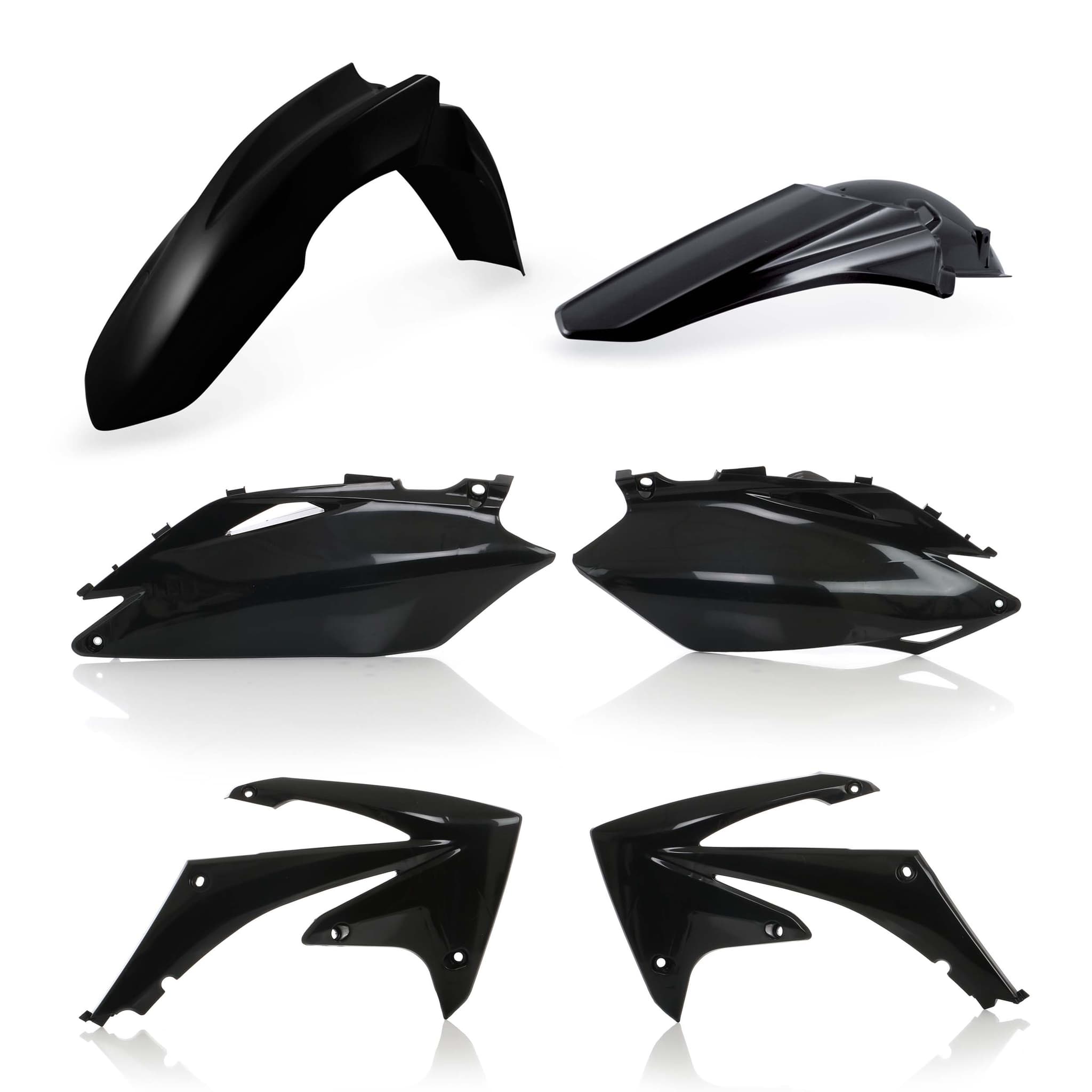 ACERBIS Plastic Kit Dirt Bike HONDA CRF 450 R Black 2009 | Kits Plastiques | Kutvek