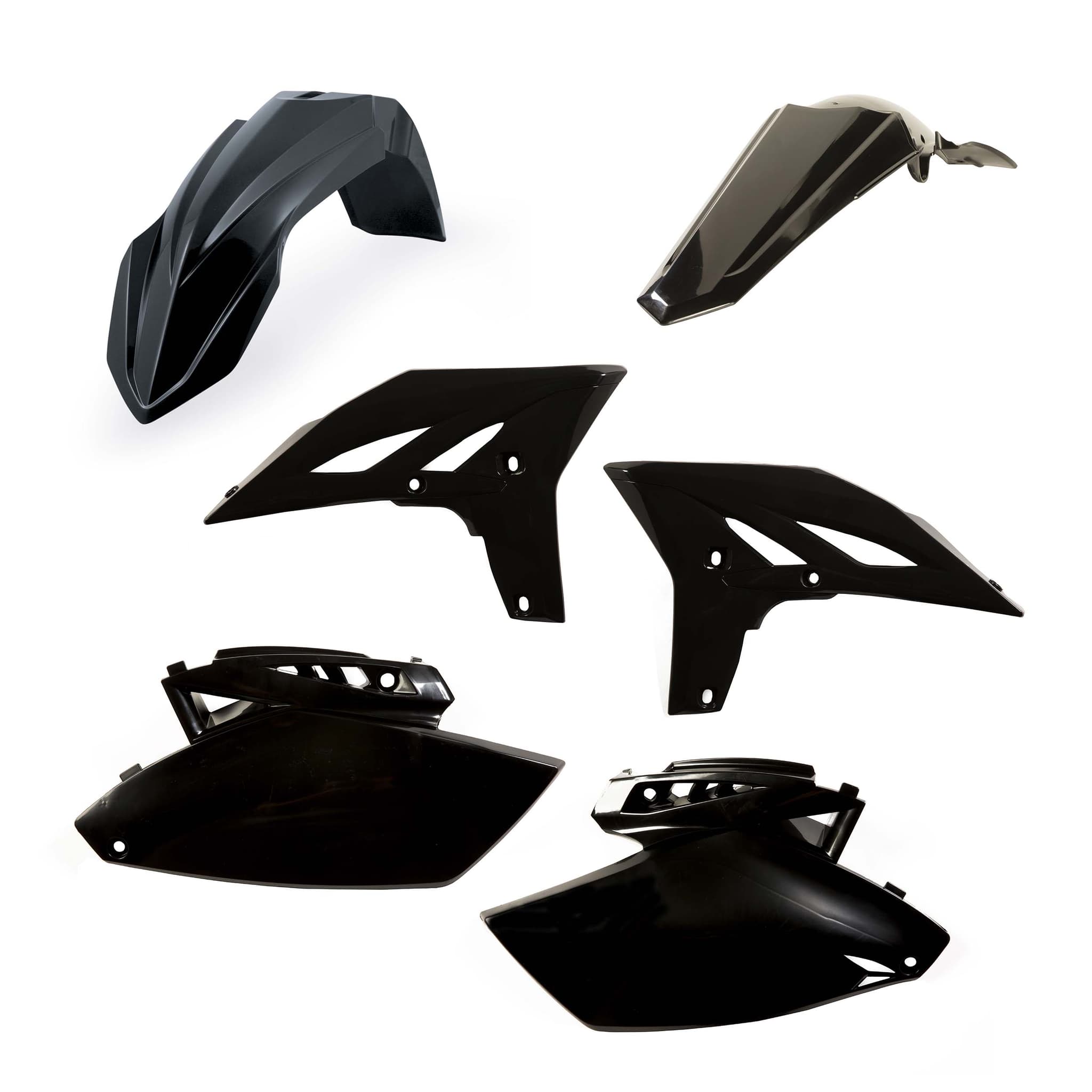 Plastic Kit ACERBIS Dirt Bike YAMAHA YZF 250 Black 2013 | Kits Plastiques | Kutvek