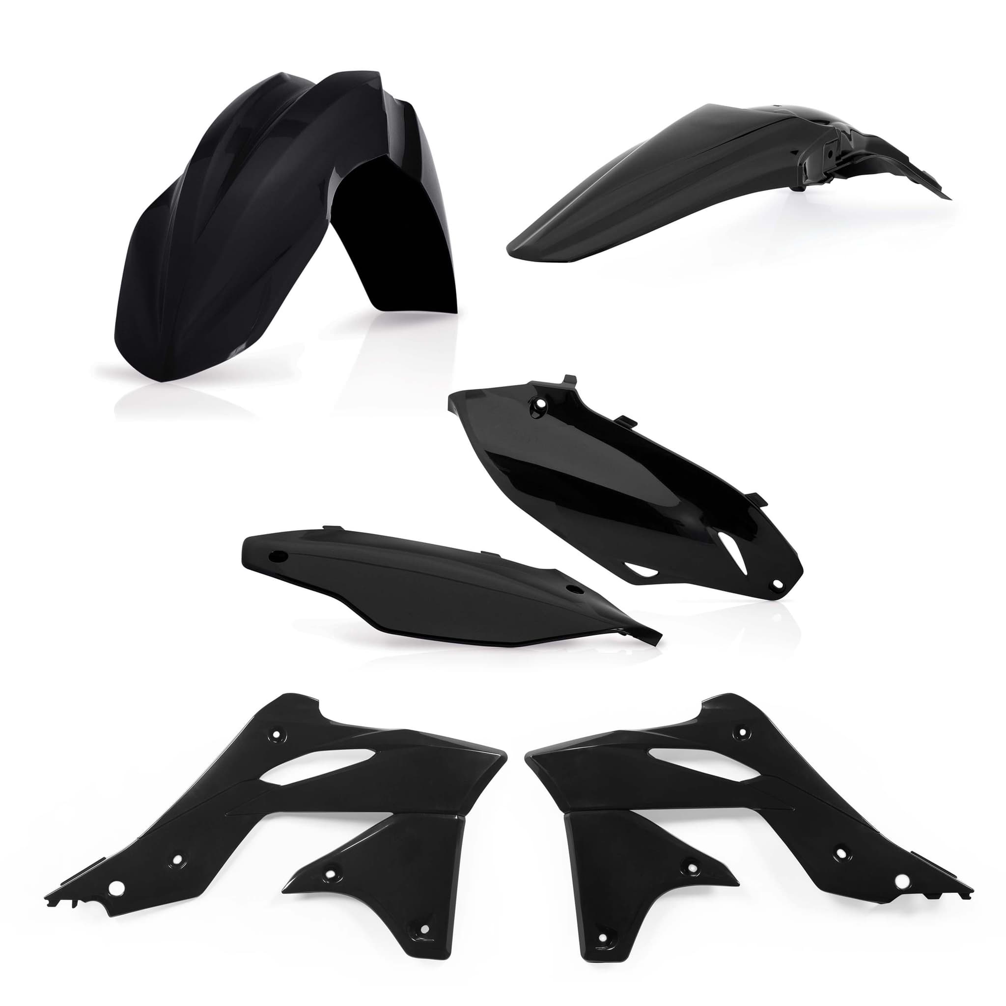 Plastic Kit ACERBIS Dirt Bike KAWASAKI KXF 250 Black 2014 | Kits Plastiques | Kutvek