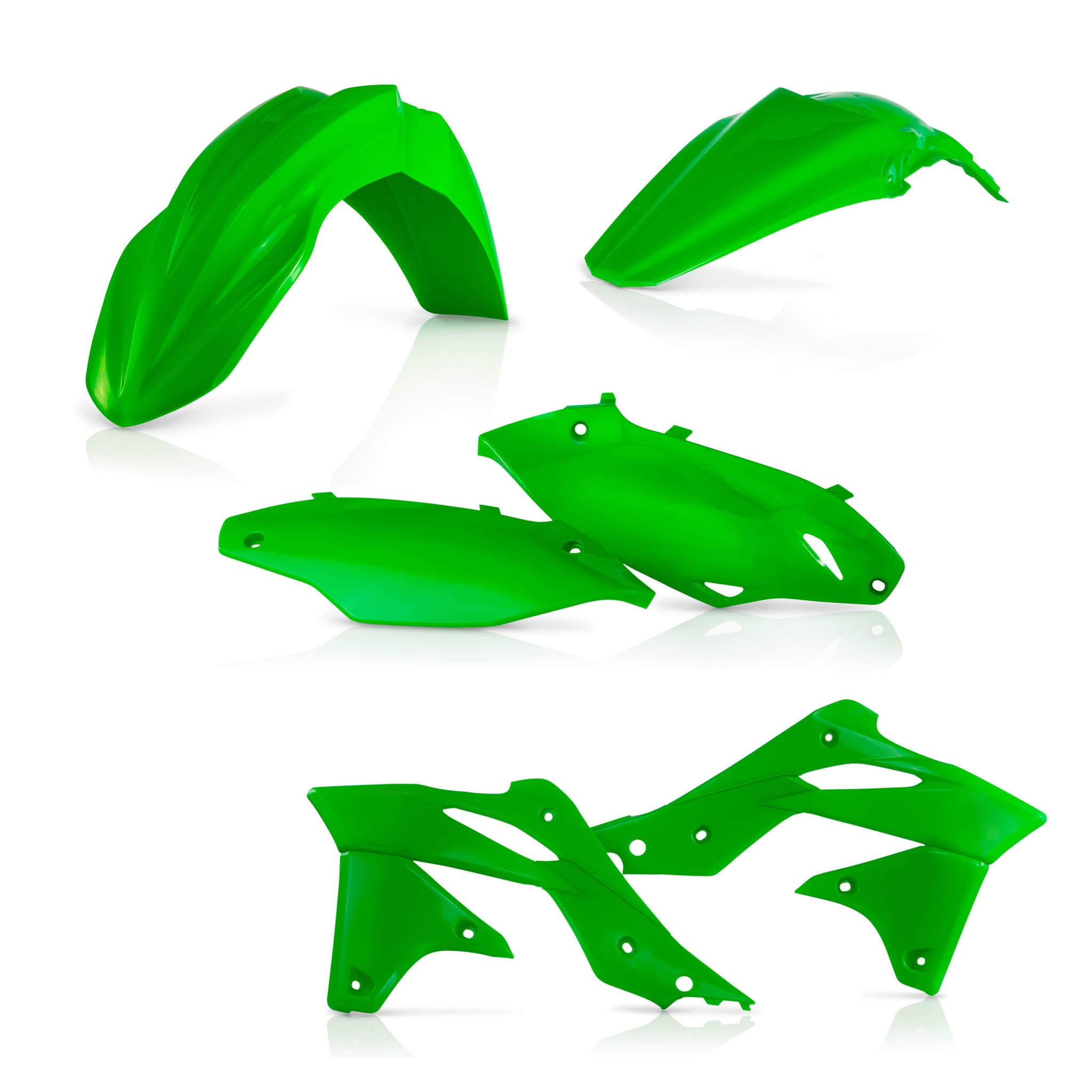 Plastic Kit ACERBIS Dirt Bike KAWASAKI KXF 250 Green 2016 | Kits Plastiques | Kutvek