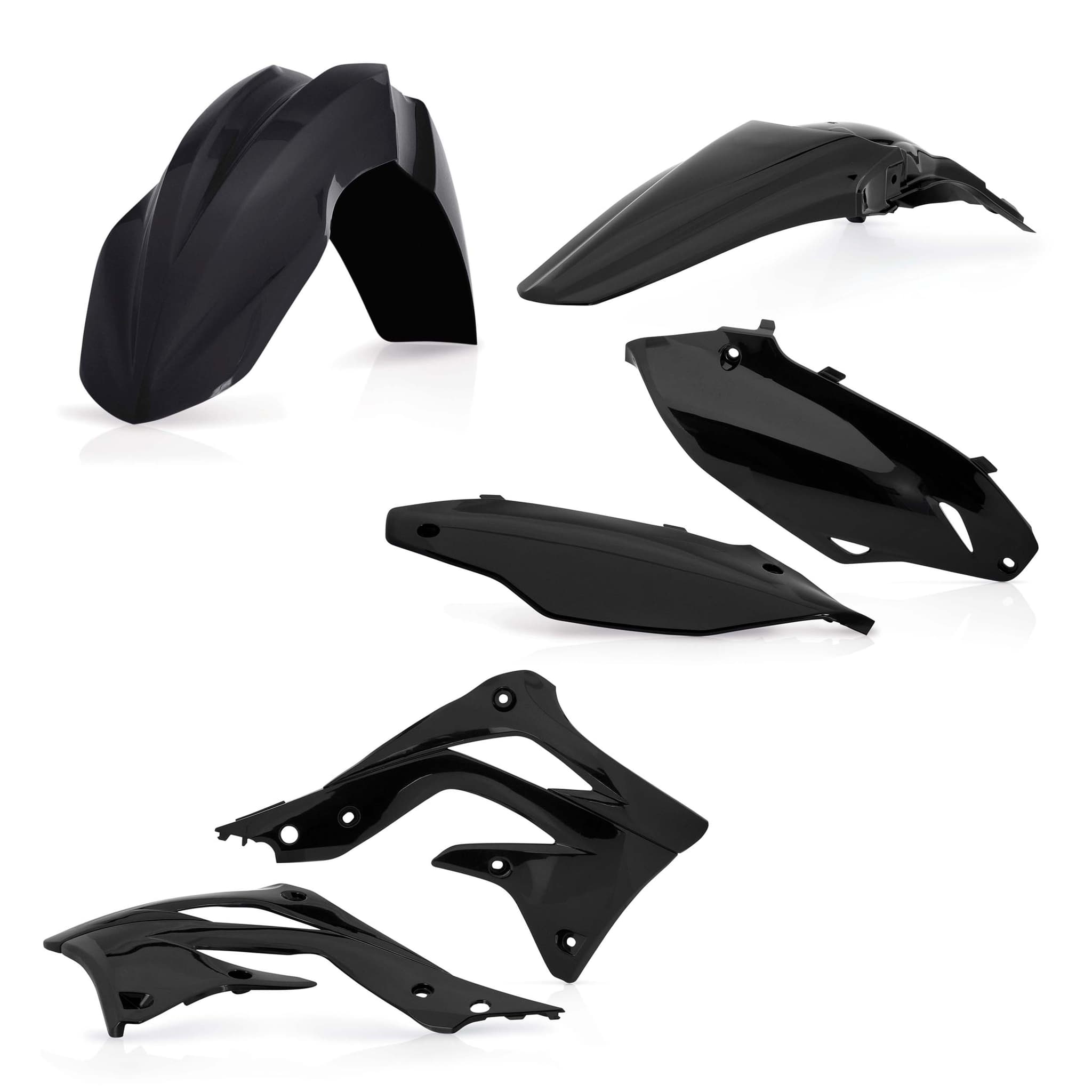Plastic Kit ACERBIS Dirt Bike KAWASAKI KXF 450 Black 2015 | Kits Plastiques | Kutvek