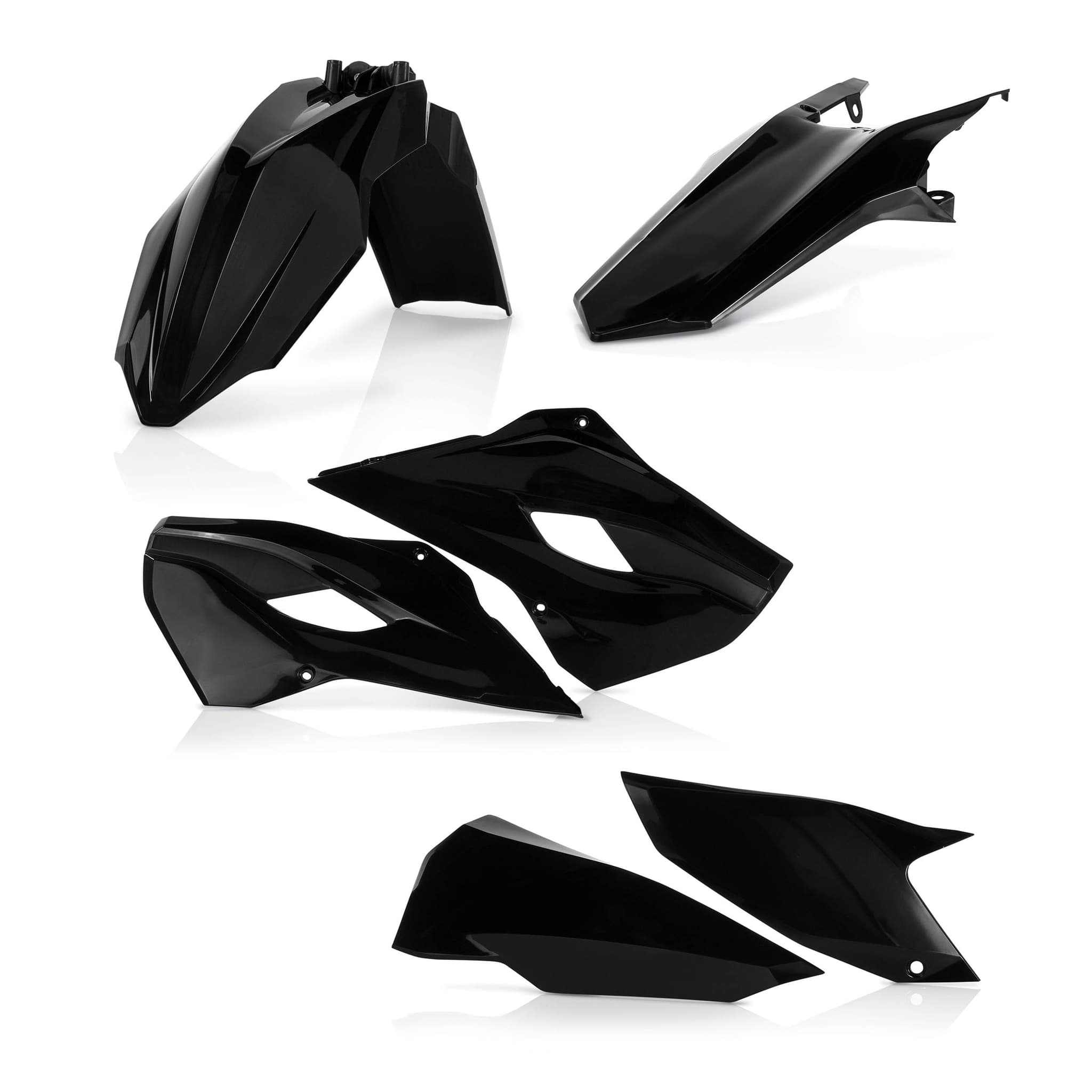 ACERBIS Plastic Kit Dirt Bike HUSQVARNA FC 250 Black 2014 | Kits Plastiques | Kutvek