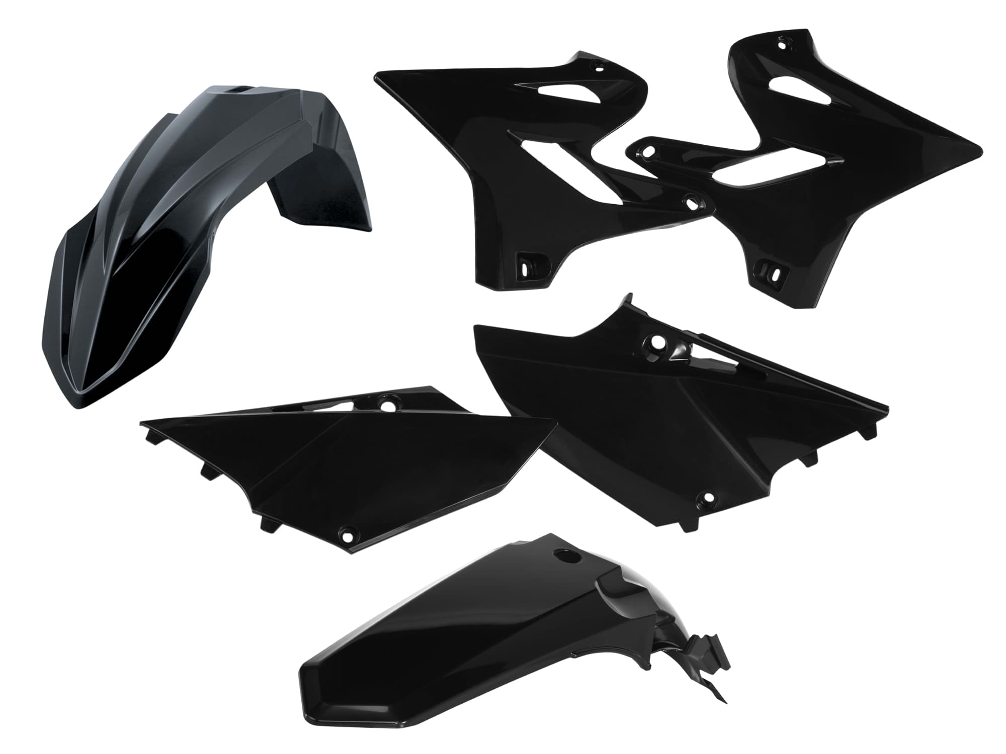 ACERBIS Plastic Kit Dirt Bike YAMAHA YZ 125 Black 2017 | Kits Plastiques | Kutvek