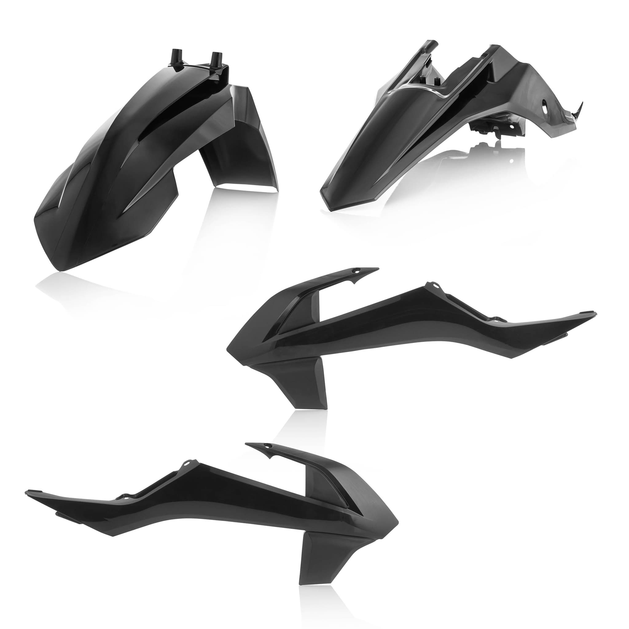Plastic Kit ACERBIS Dirt Bike KTM SX 65 Black 2017 | Kits Plastiques | Kutvek