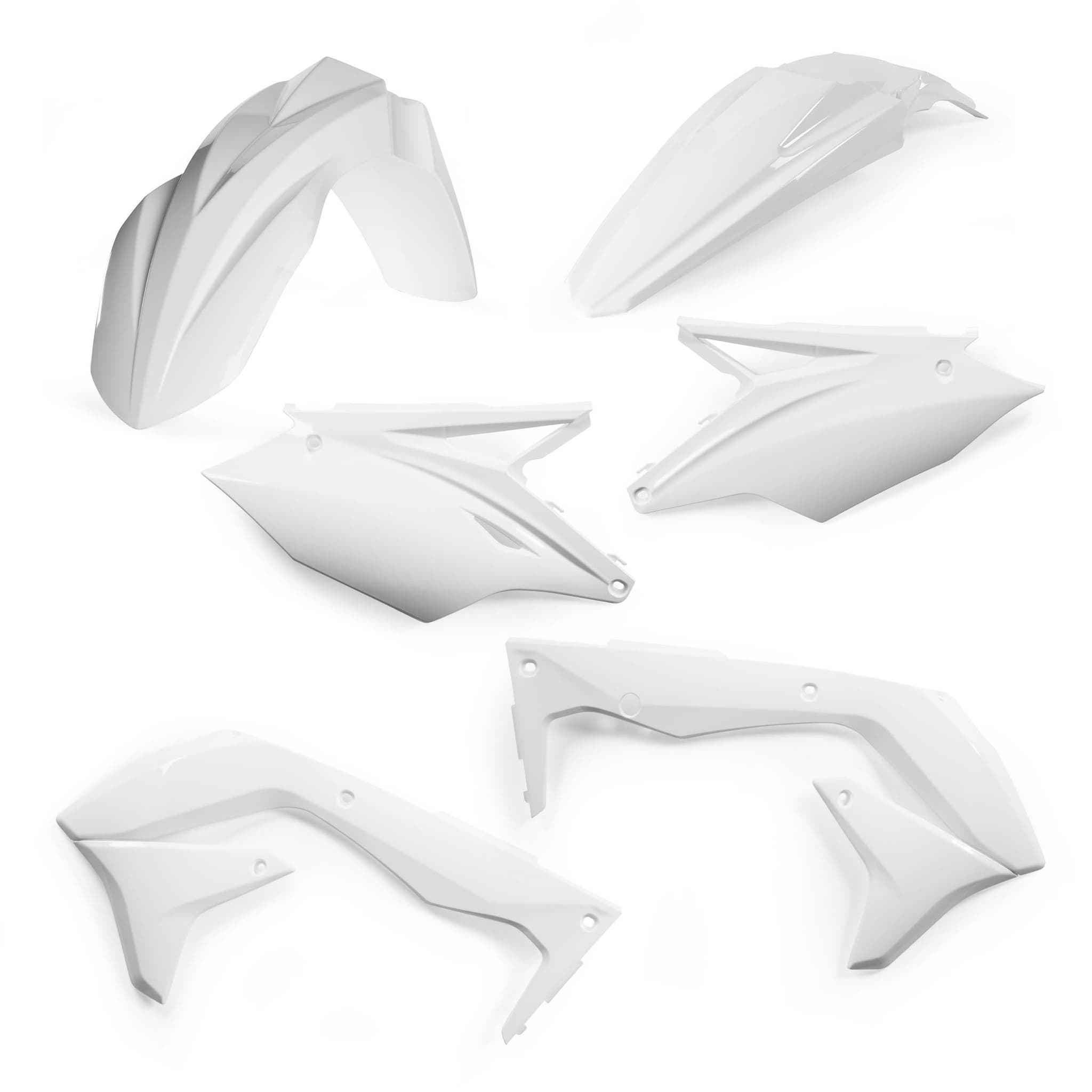 ACERBIS Plastic Kit Dirt Bike KAWASAKI KXF 450 White 2018 | Kits Plastiques | Kutvek