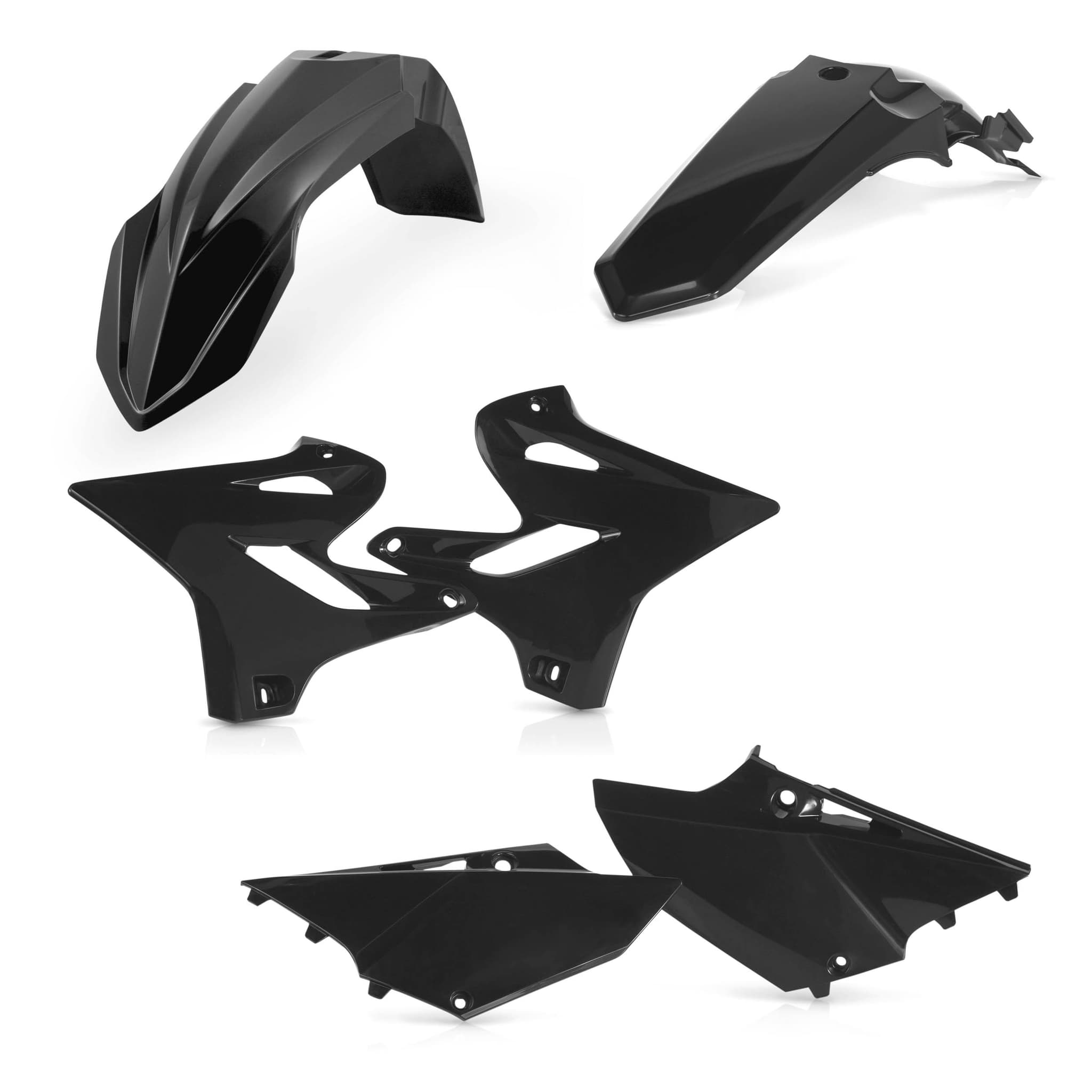 ACERBIS Plastic Kit Dirt Bike YAMAHA YZ 250 Black 2018 | Kits Plastiques | Kutvek