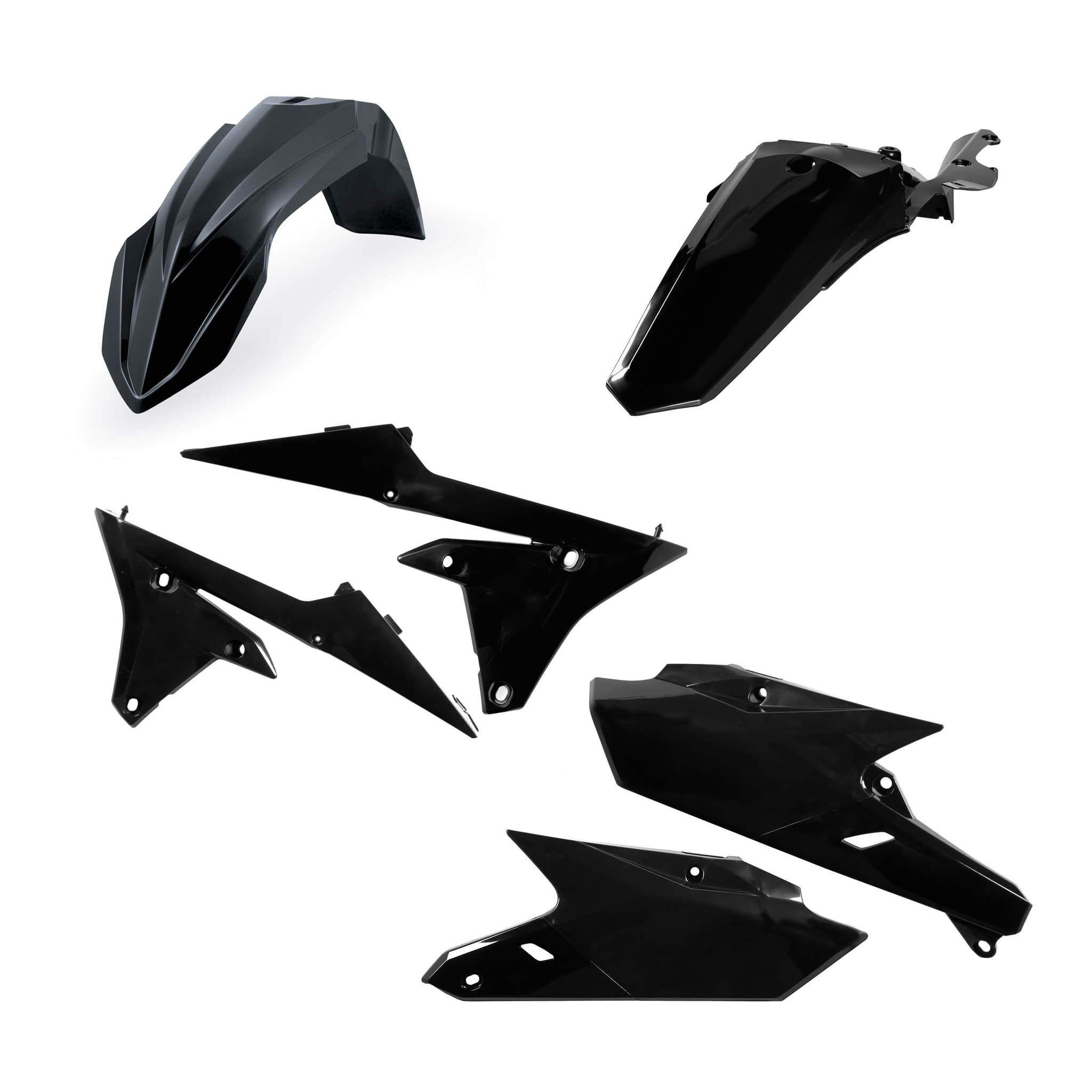ACERBIS Plastic Kit Dirt Bike YAMAHA WRF 450 Black 2018 | Kits Plastiques | Kutvek