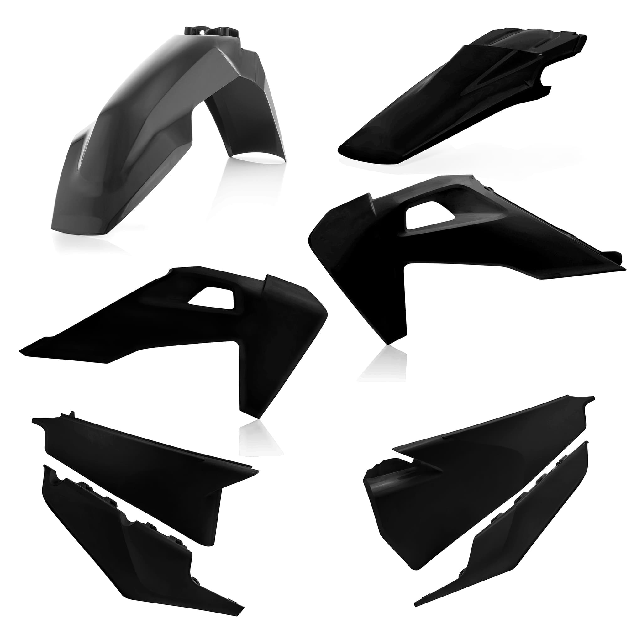 Plastic Kit ACERBIS Dirt Bike HUSQVARNA FC 350 Black 2019 | Kits Plastiques | Kutvek