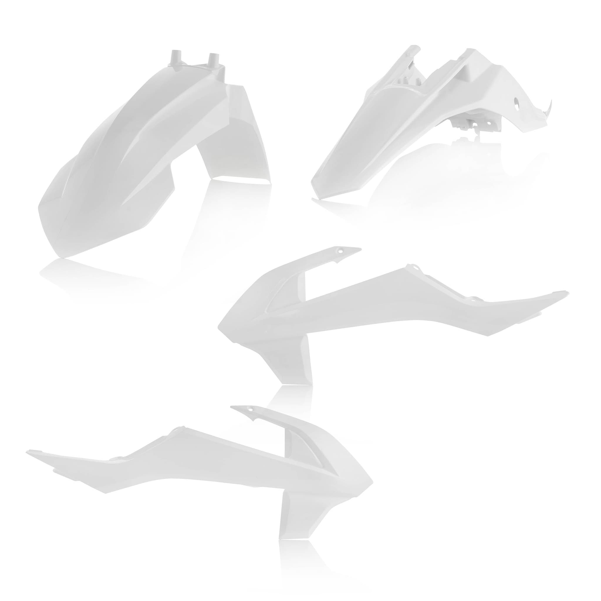 ACERBIS Plastic Kit Dirt Bike KTM SX 65 White 2019 | Kits Plastiques | Kutvek