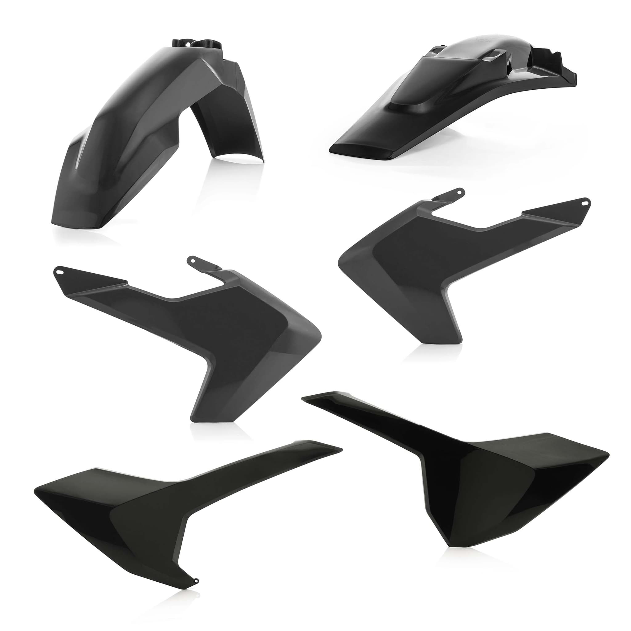 ACERBIS Plastic Kit Dirt Bike HUSQVARNA FE 450 Black 2019 | Kits Plastiques | Kutvek