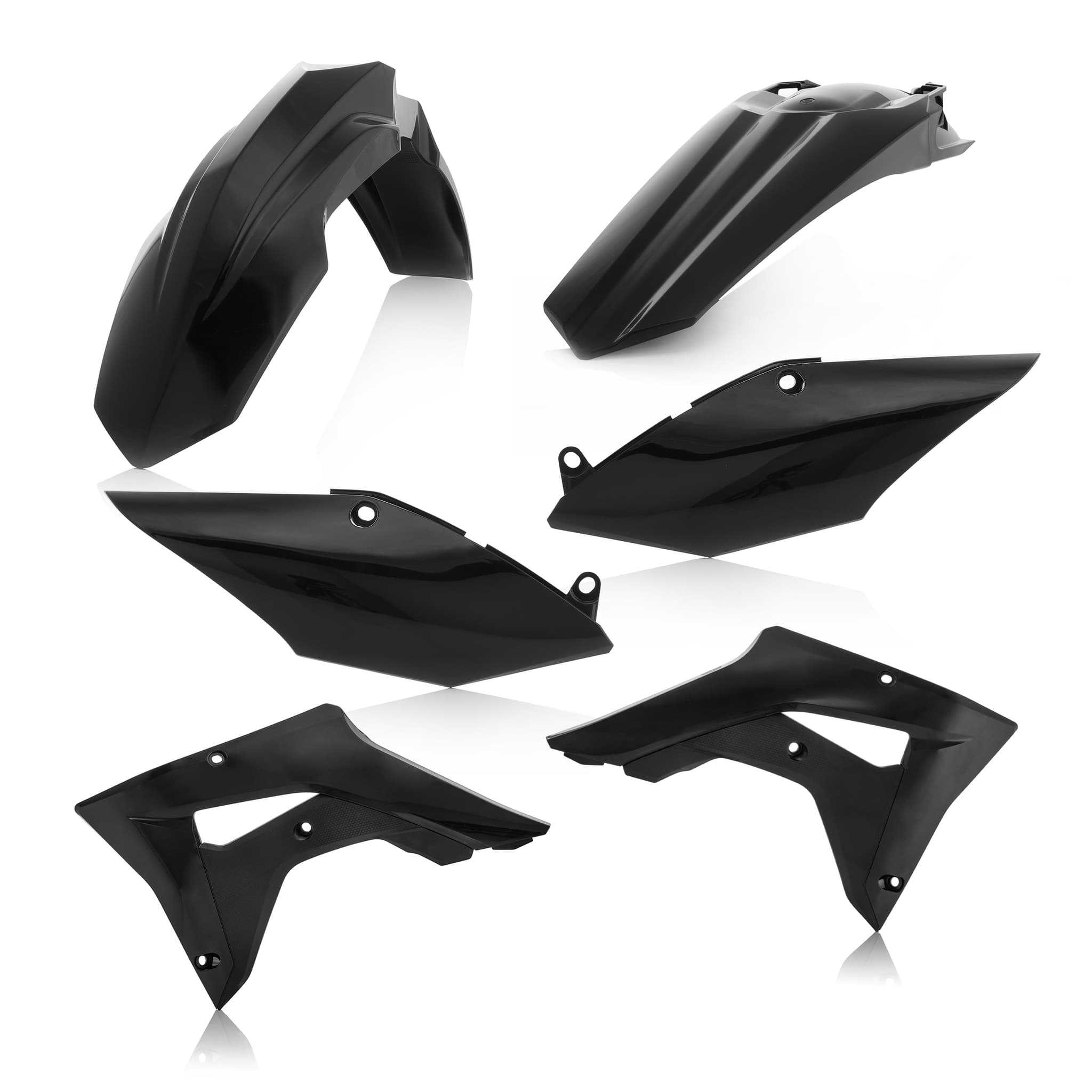 ACERBIS Plastic Kit Dirt Bike HONDA CRF 250 RX Black 2019 | Kits Plastiques | Kutvek