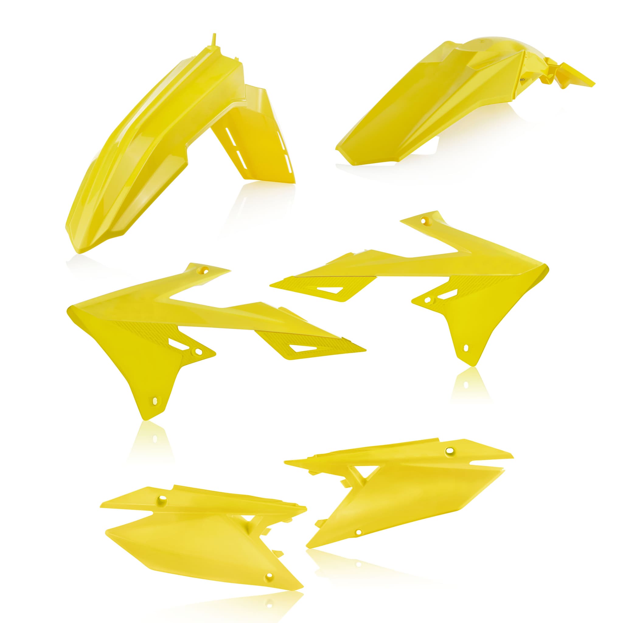 Acerbis Plastic Kit Dirt Bike Suzuki RM-Z 450 Yellow 2019 | Kits Plastiques | Kutvek