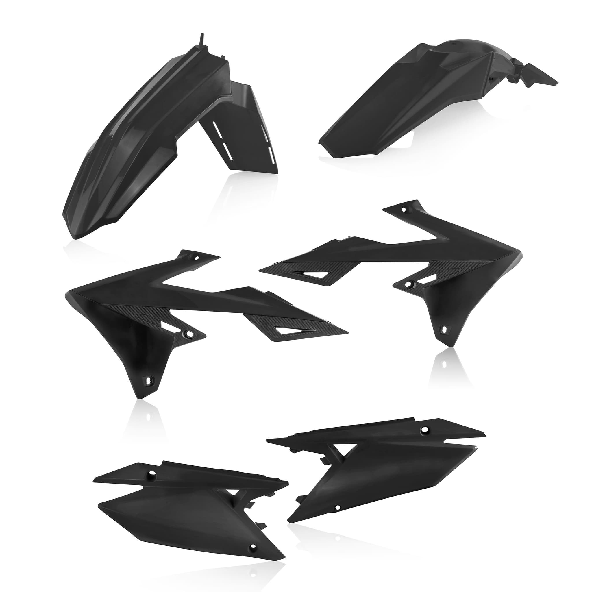 Acerbis Plastic Kit Dirt Bike Suzuki RM-Z 250 Black 2019 | Kits Plastiques | Kutvek