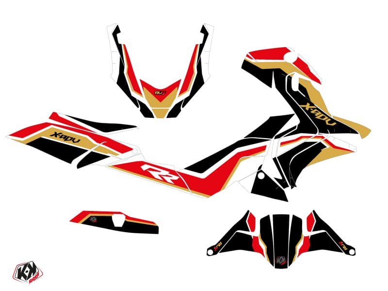 Kit Déco Maxiscooter Run Honda X-ADV Noir | Honda | Kutvek - View 2