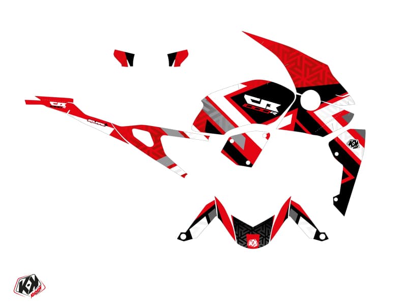 Kit Déco Moto Square Honda CB 1000 R Rouge | Honda | Kutvek - View 2