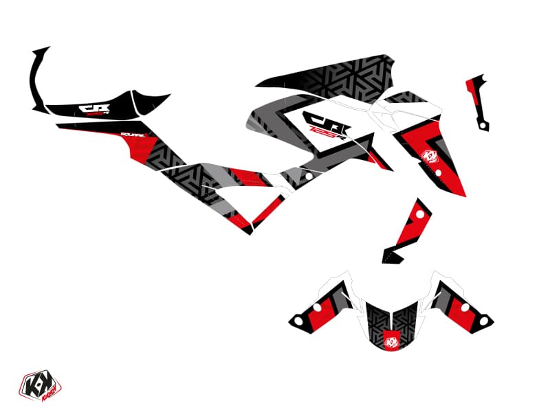 Kit Déco Moto Square Honda CB 125 R Noir | Honda | Kutvek - View 2