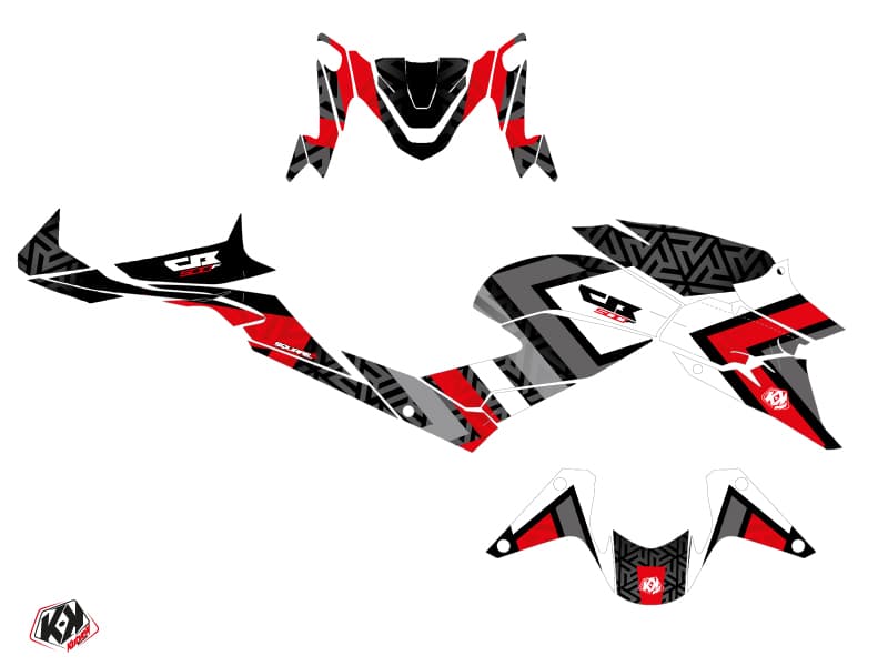 Kit Déco Moto Square Honda CB 500 F Noir | Honda | Kutvek - View 2