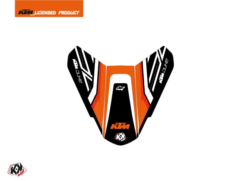 kit graphique capot de selle moto crux ktm 790 duke 2018-2020 orange | Stickers de capot de selle | Kutvek