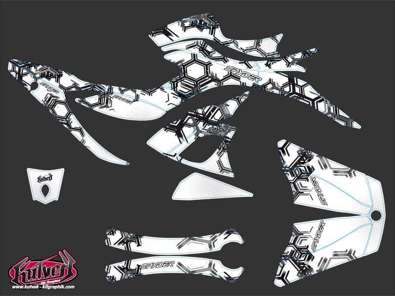 Kit graphique Hybride Aero Can Am Spyder RS Gris | Can am | Kutvek - View 2