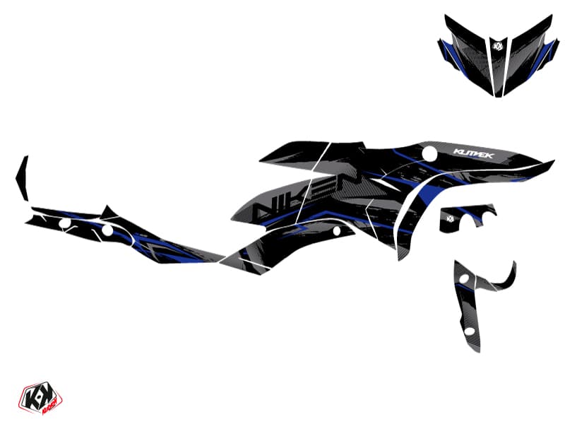 Yamaha NIKEN Street Bike Airline Graphic Kit Blue | Yamaha | Kutvek - View 2