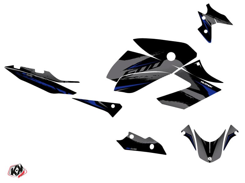 Yamaha XJ6 Street Bike Airline Graphic Kit Black Blue | Yamaha | Kutvek - View 2