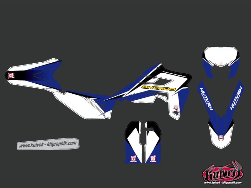 Kit graphique Moto Cross Assault Sherco 250 SEF R | Sherco | Kutvek - View 2