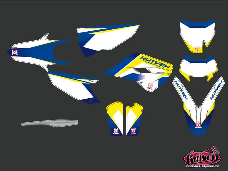 deko-set moto-cross assault husqvarna 250 te | Husqvarna | Kutvek - View 2