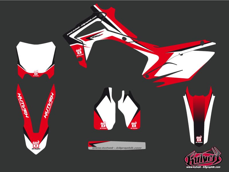 Honda 450 CRF Dirt Bike Assault Graphic Kit | Honda | Kutvek - View 2