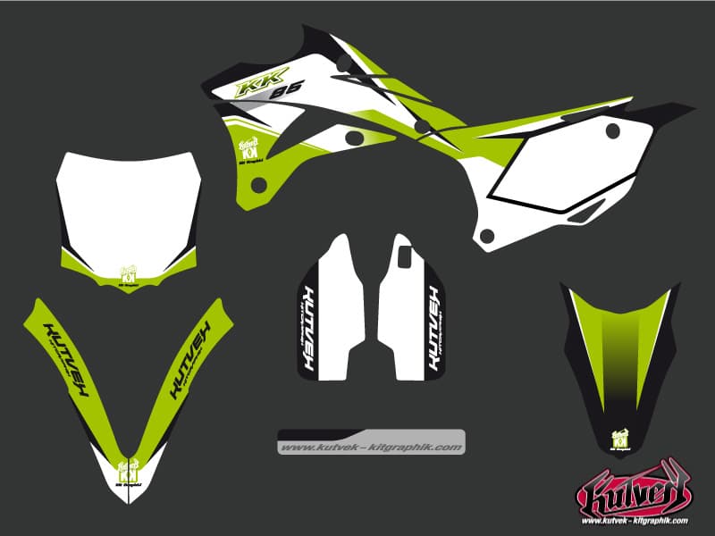 kit graphique motocross kawasaki kx 85 assault | Kawasaki | Kutvek - View 2