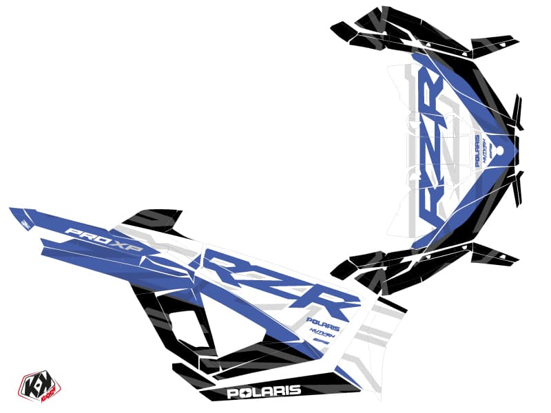 kit graphique ssv polaris rzr pro xp ultimate baja bleu | Polaris | Kutvek - View 2