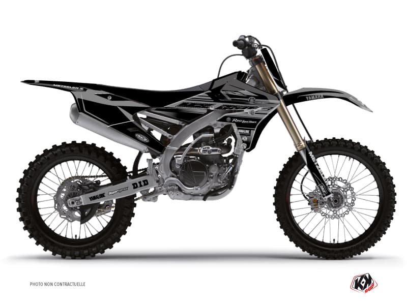 dirt bike yamaha yz 250 f black matte black  graphic kit | 250 YZF | Kutvek