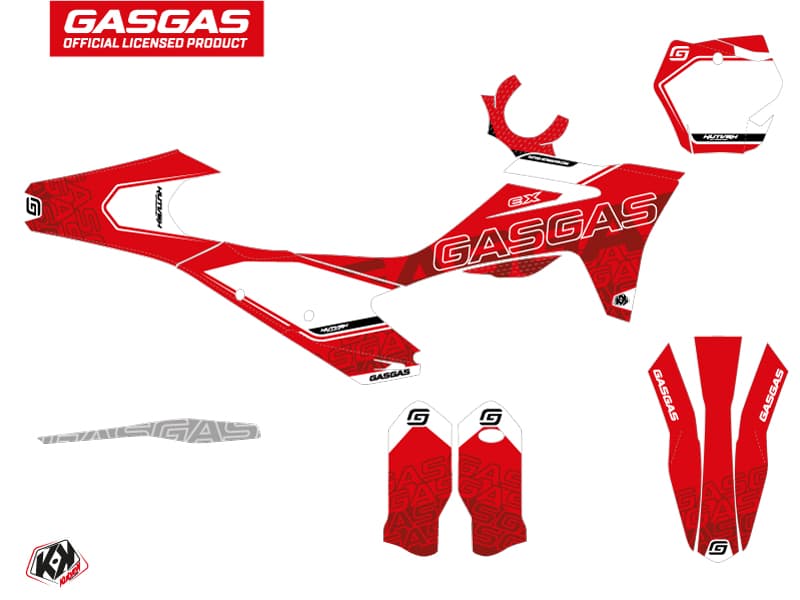 kit graphique motocross gasgas ex 300 border rouge | GASGAS | Kutvek - View 2