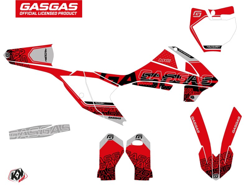 deko-set moto-cross border gasgas mc 65 schwarz | GASGAS | Kutvek - View 2
